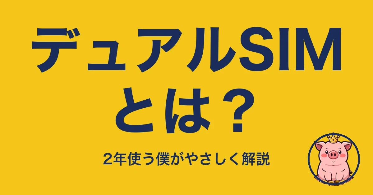 デュアルSIMとは？