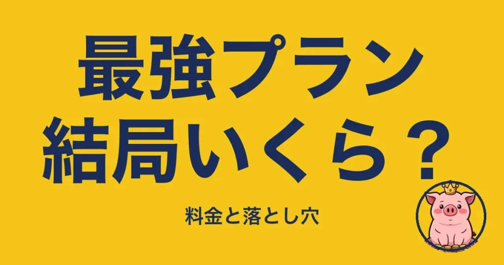 最強プラン結局いくら？