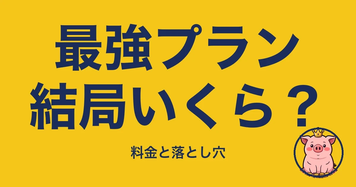 最強プラン結局いくら？