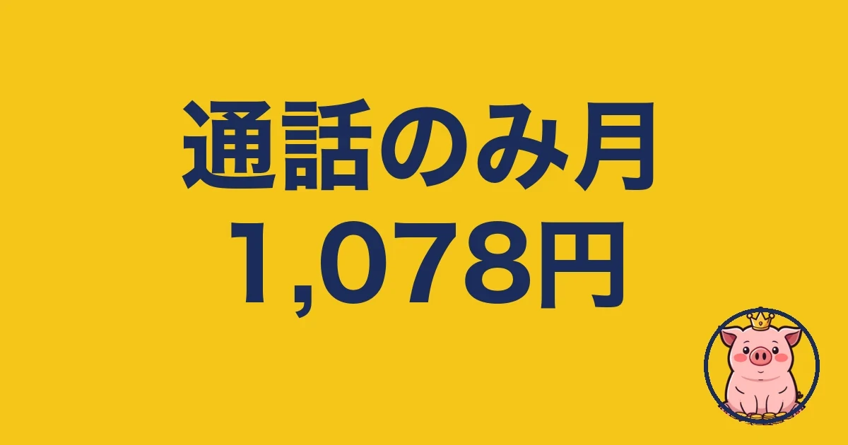 楽天モバイル通話のみは月いくら？2年使う僕が本音で解説